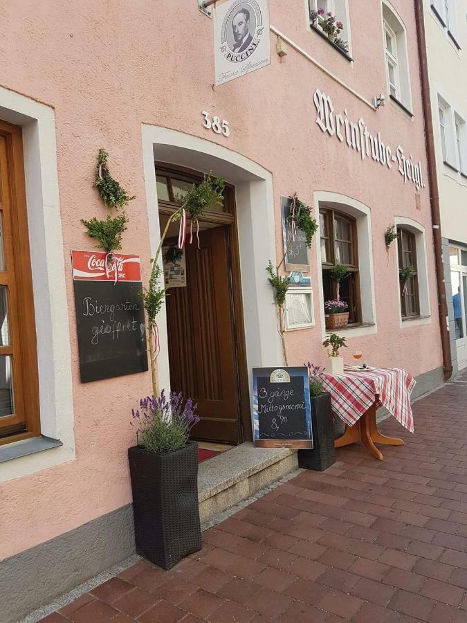Hotel Weinstube Heigl Restaurante Pizzeria Puccini à Landshut Extérieur photo
